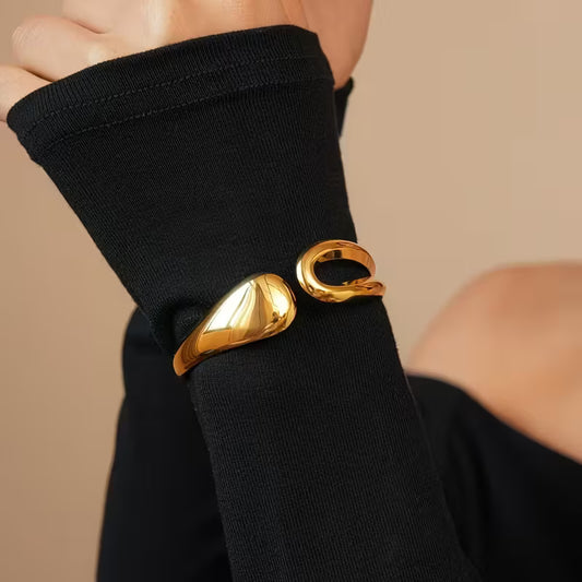 Bold Arc | Sculptural Open Cuff