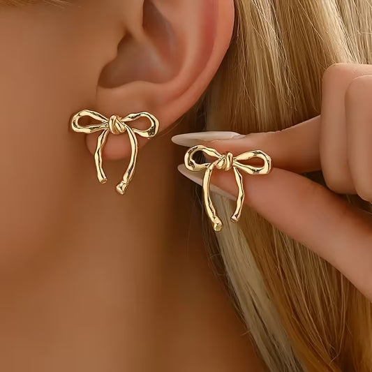Sweet, Not Small | Sculpted Bow Studs