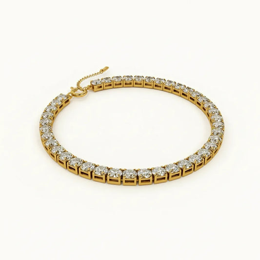 Unshakable Glow | Diamond Tennis Bracelet