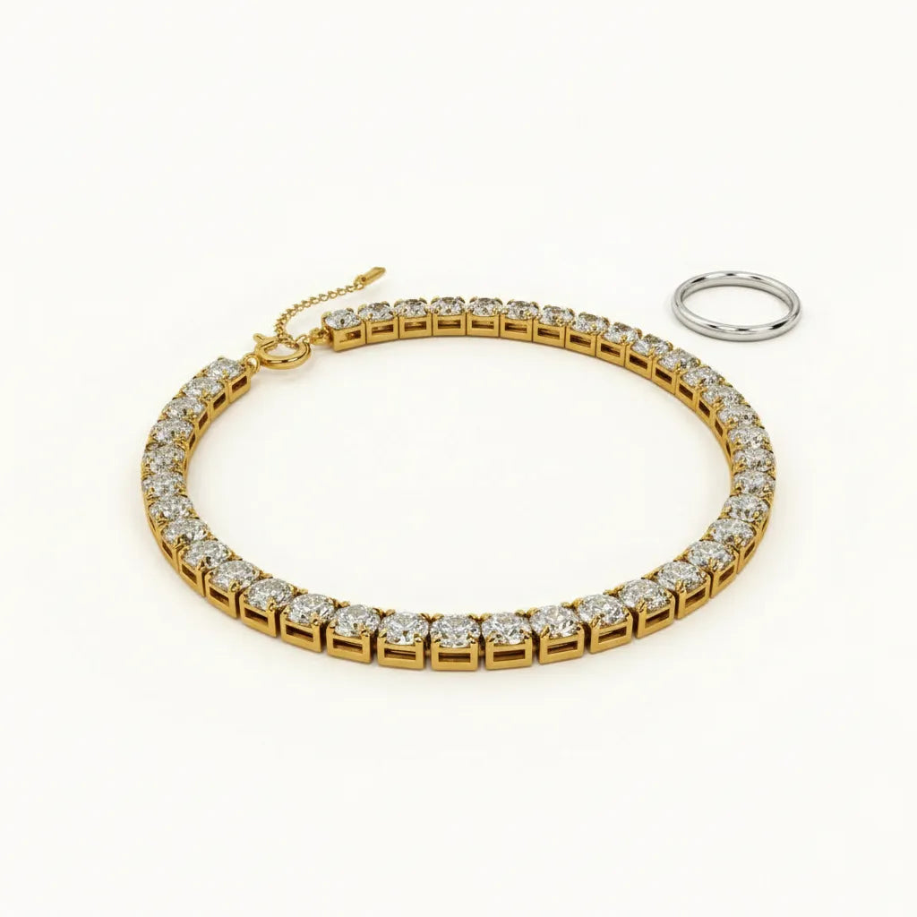 Unshakable Glow | Diamond Tennis Bracelet