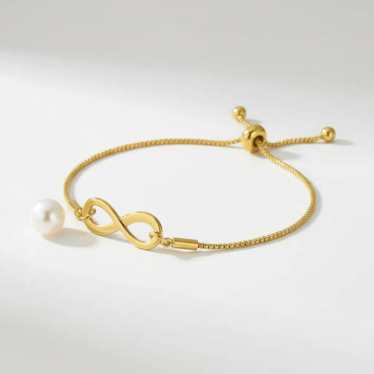 Infinite Self | Golden Infinity Bracelet