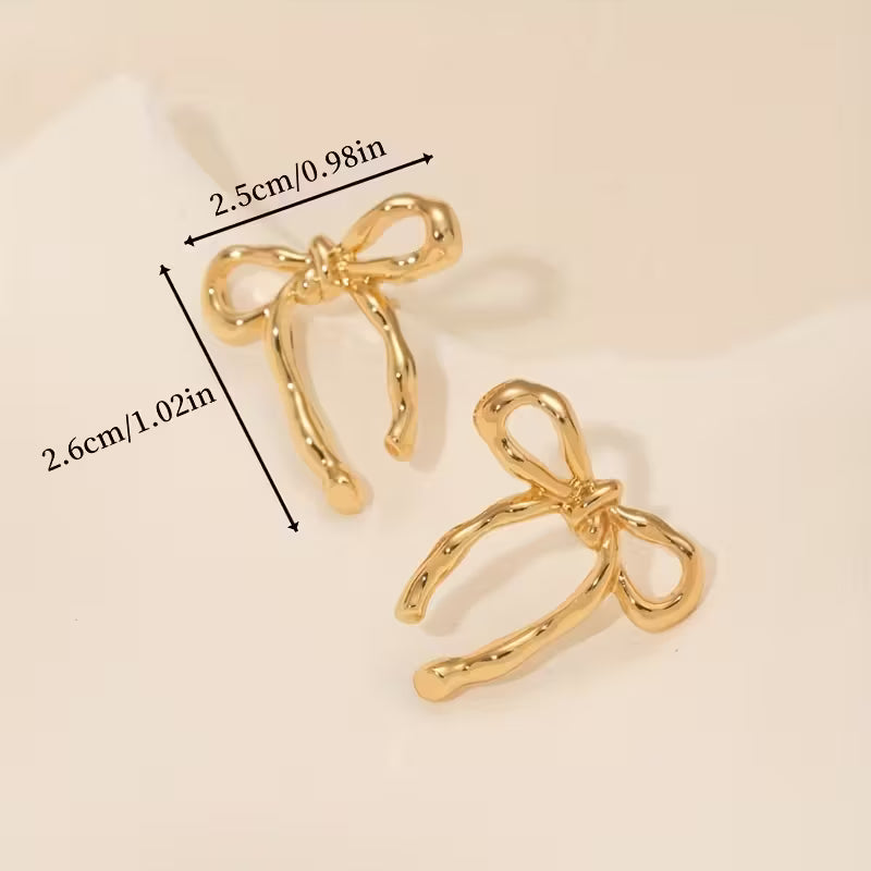 Sweet, Not Small | Sculpted Bow Studs