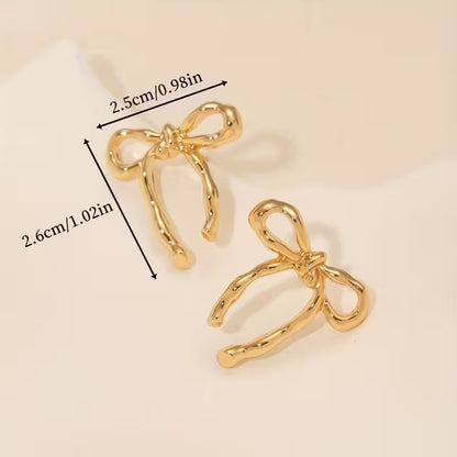 Sweet, Not Small | Sculpted Bow Studs