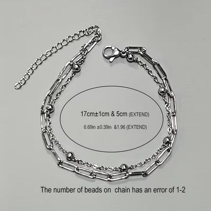 Set The Tone | Dual Chain Link Bracelet