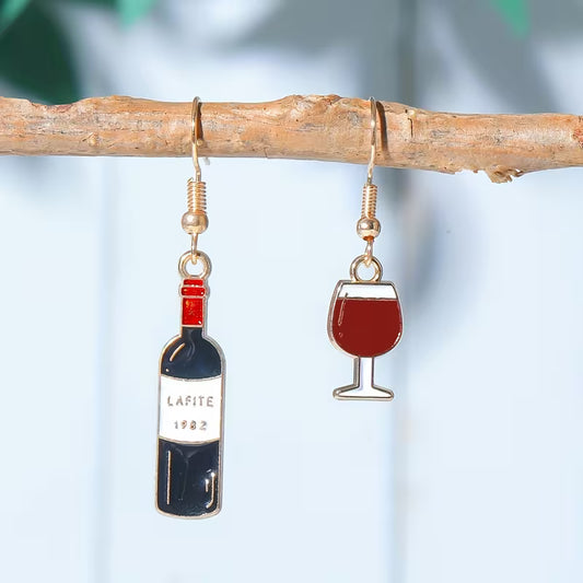 After Hours | Wine Bottle Mismatch Earrings