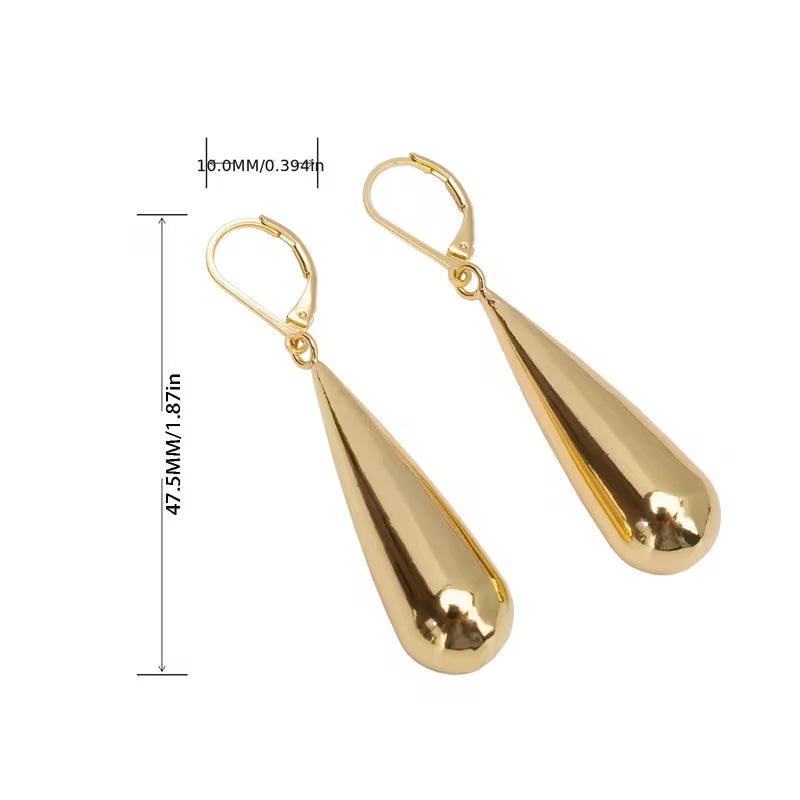 Full Force | Sculpted Teardrop Drop Earrings