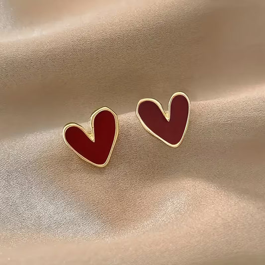 Choose You | Red Heart Studs