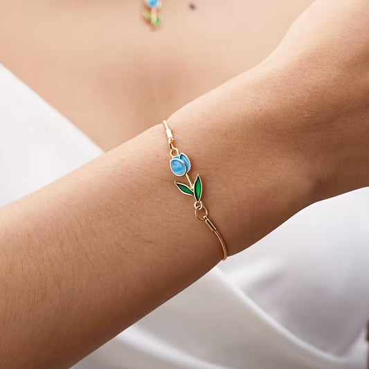 Bloom For You | Tulip Charm Bracelet