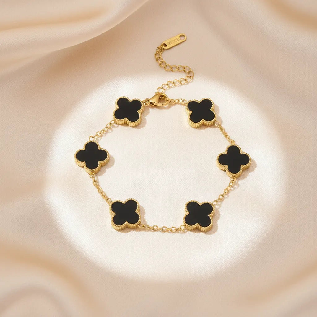 Black Clover Bracelet — Velvet Pedestal