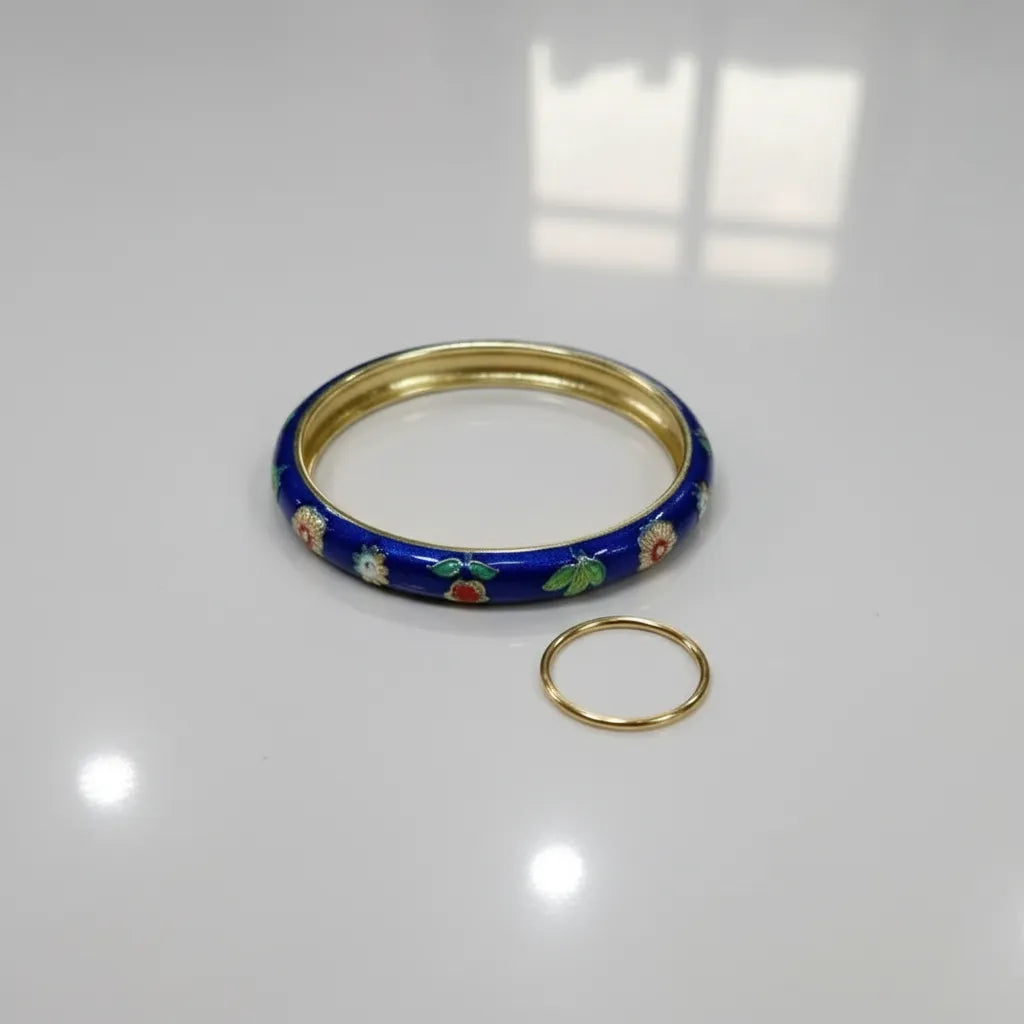 Gentle Heart | Floral Meenakari Bangle