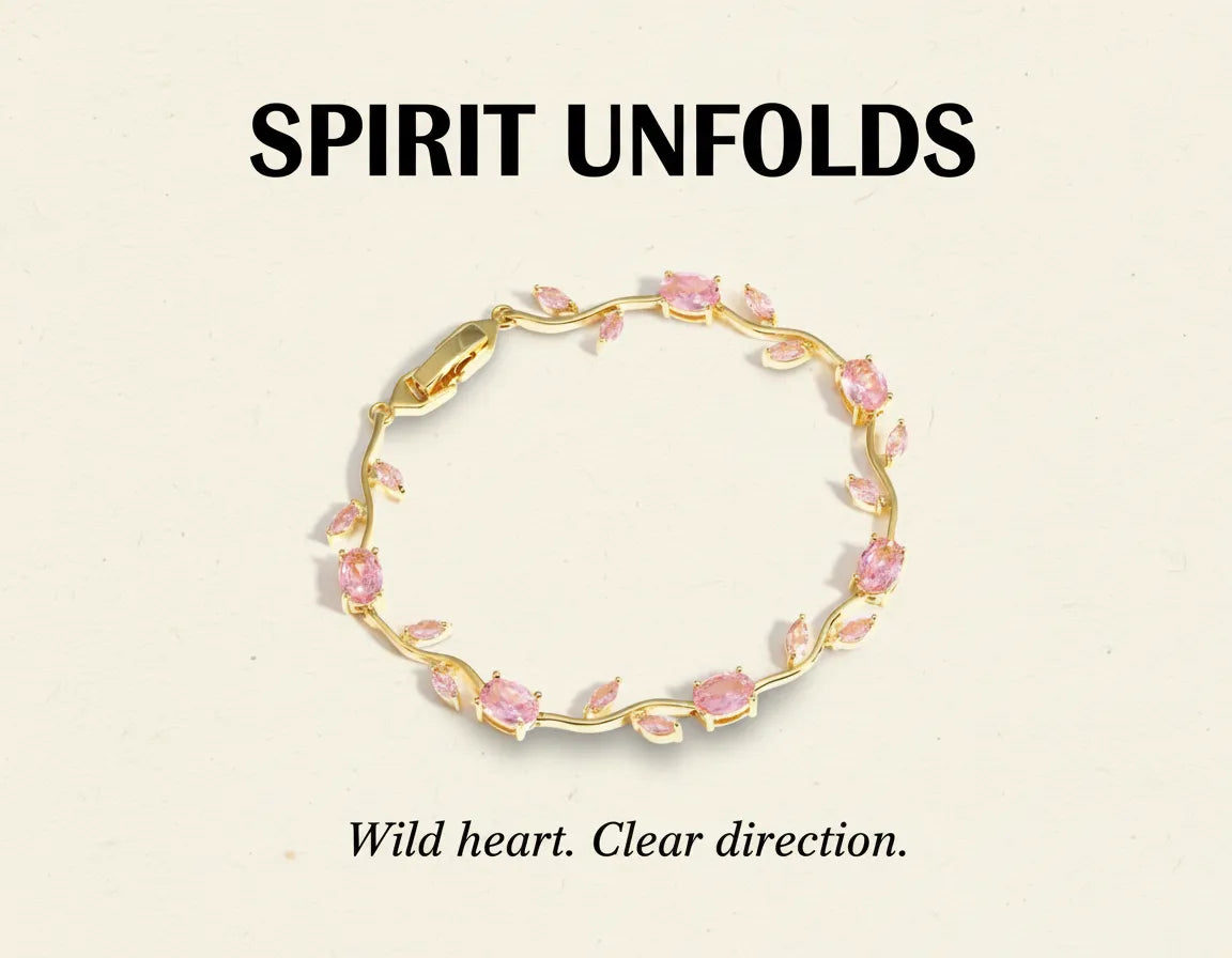 SPIRIT UNFOLDS | Blush Vine Bracelet