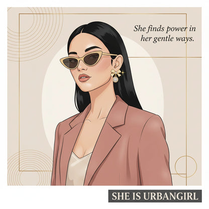 Bow Drop Earrings — Illustrated Muse