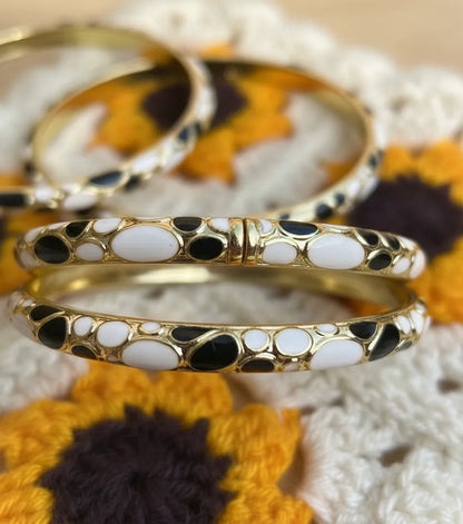 UNAPOLOGETIC | Contrast Enamel Bangles