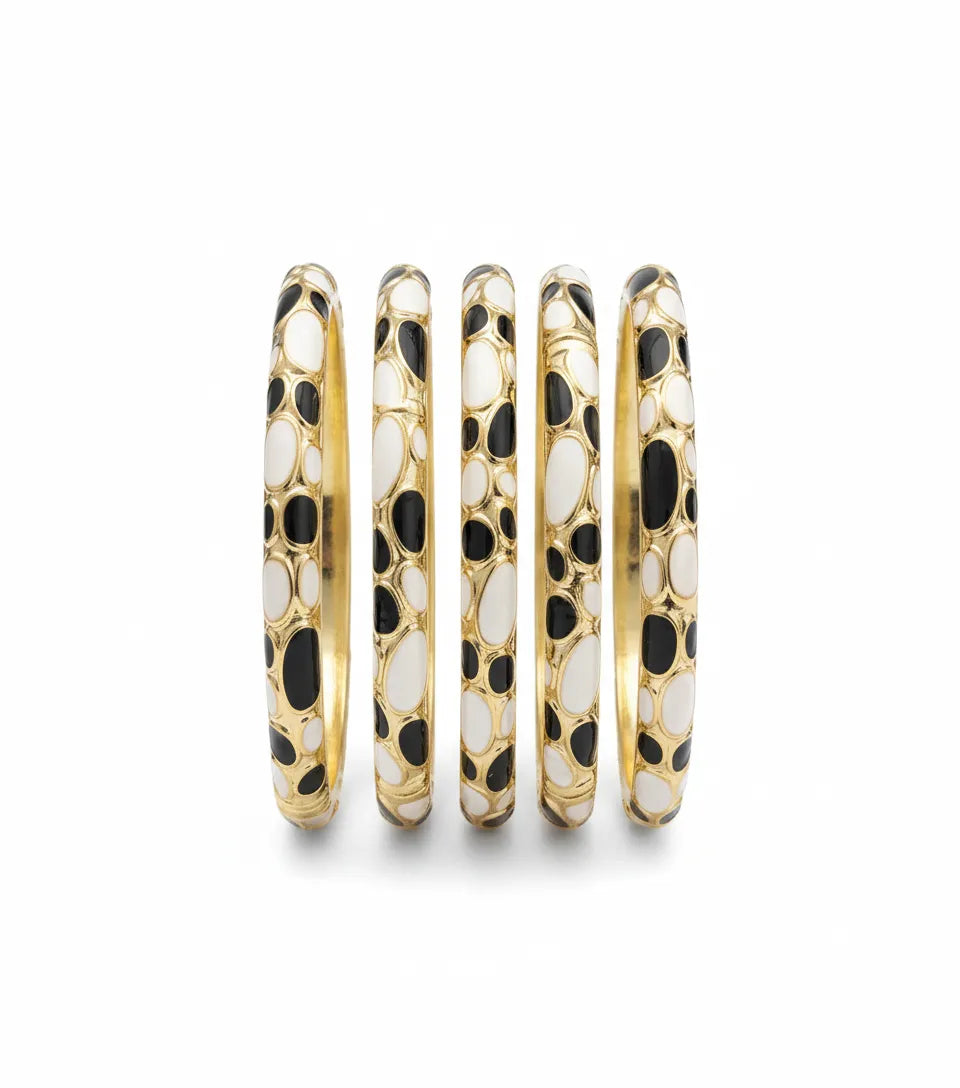 UNAPOLOGETIC | Contrast Enamel Bangles