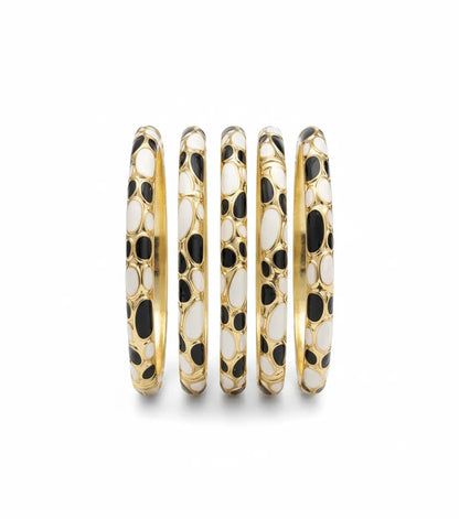 UNAPOLOGETIC | Contrast Enamel Bangles