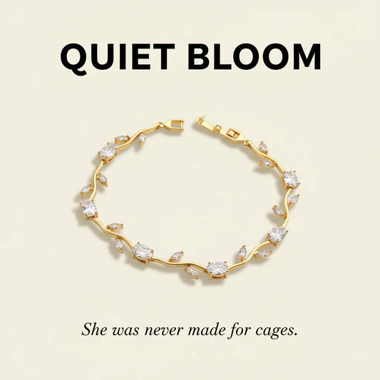 QUIET BLOOM | Crystal Vine Bracelet