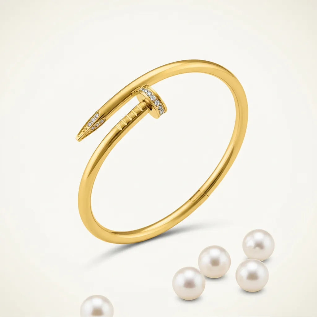 Own Your Edge | Diamond Nail Bangle