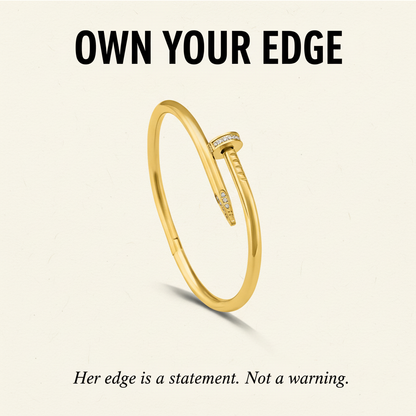 Own Your Edge | Diamond Nail Bangle