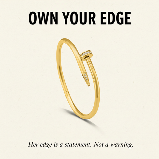 Own Your Edge | Diamond Nail Bangle