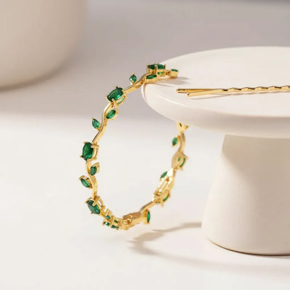 SPIRIT BLOOMS | Emerald Vine Bracelet