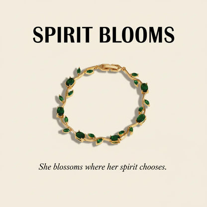 SPIRIT BLOOMS | Emerald Vine Bracelet