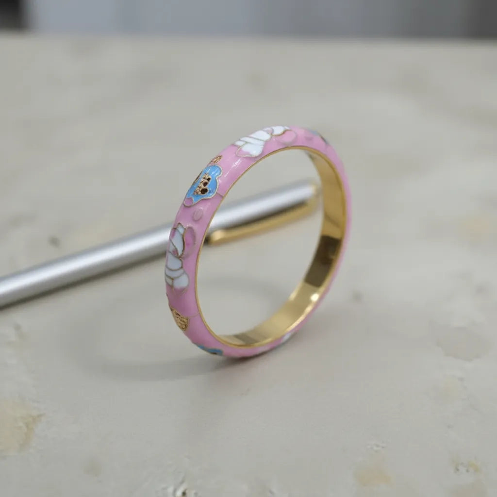 Gentle Heart | Floral Meenakari Bangle