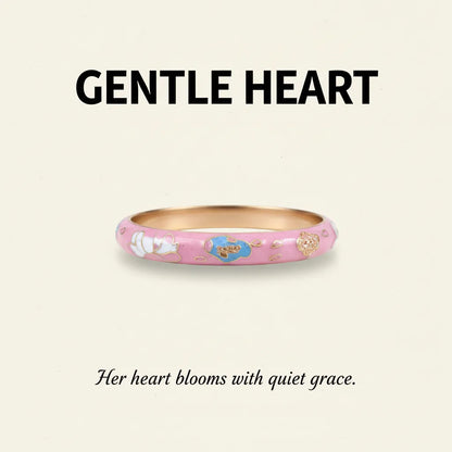 Gentle Heart | Floral Meenakari Bangle
