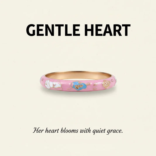 Gentle Heart | Floral Meenakari Bangle