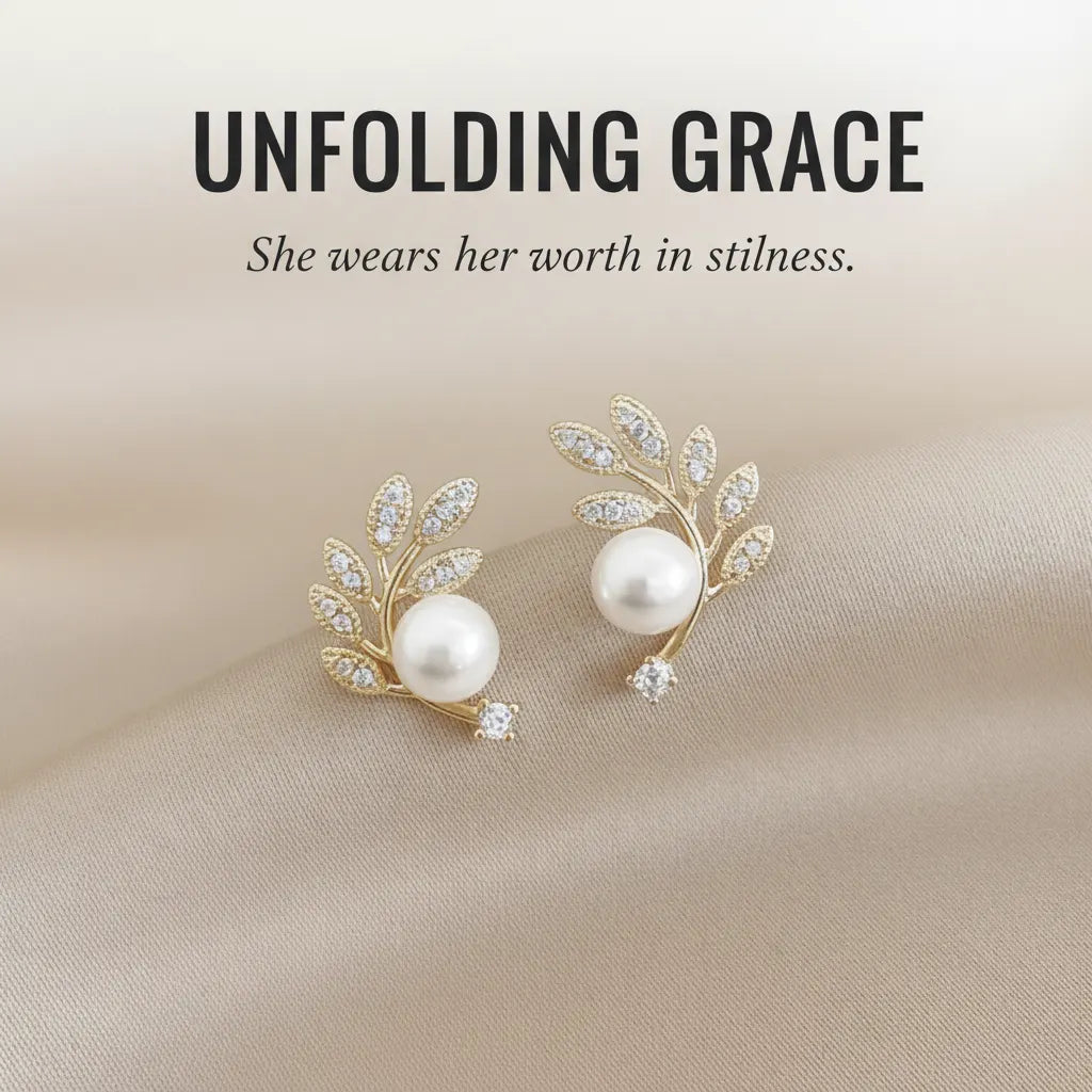 Gilded Pearl Studs — Signature Card V2