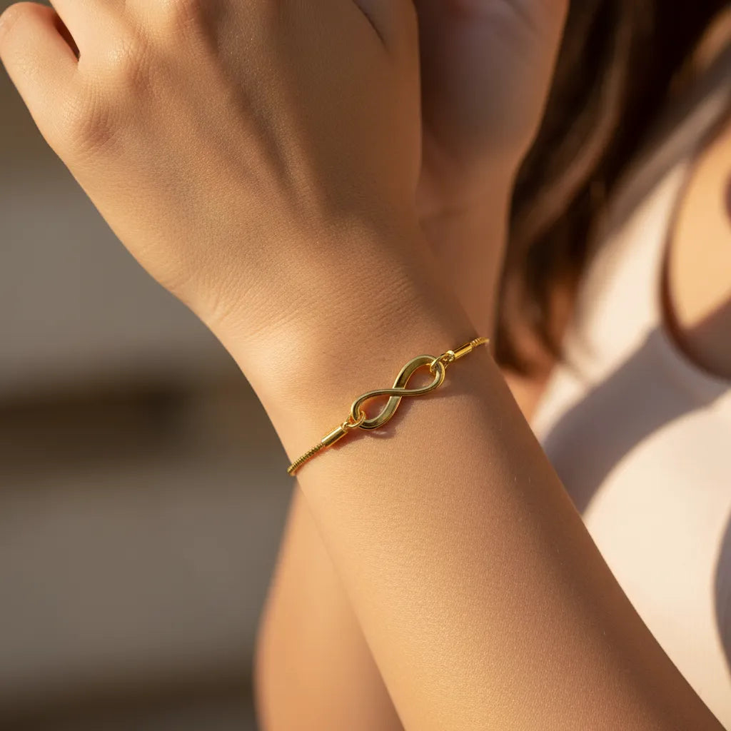 Infinite Self | Golden Infinity Bracelet