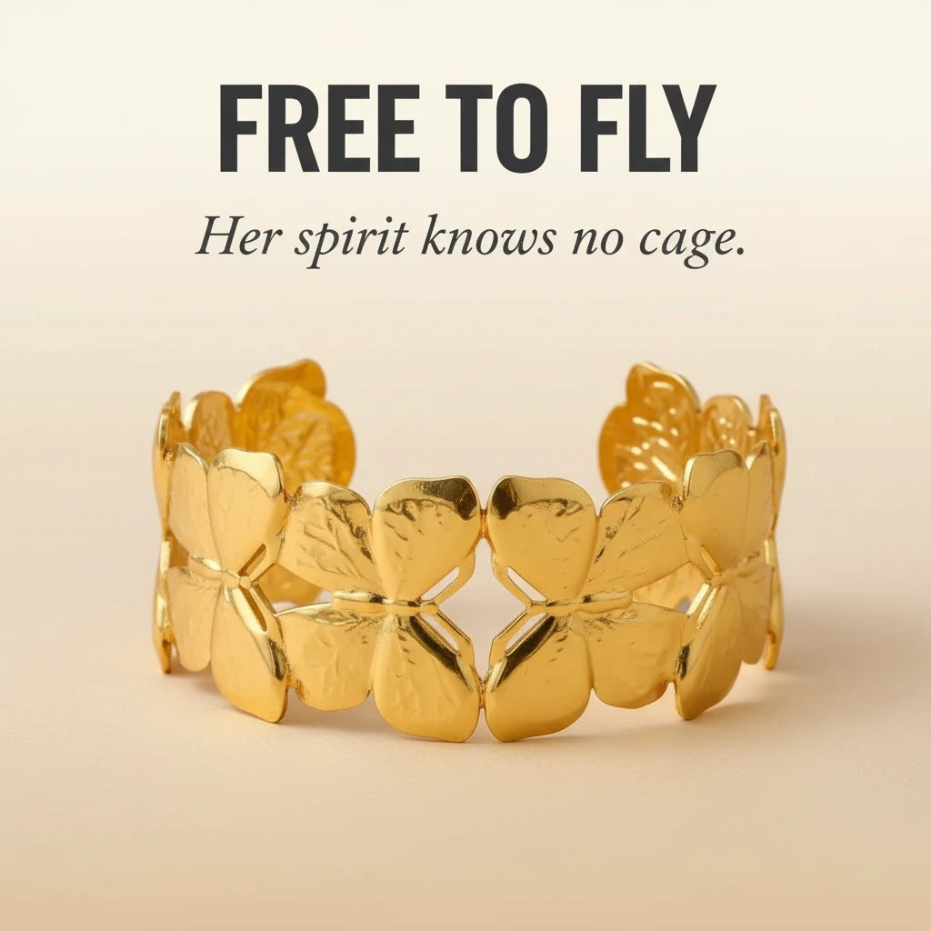 Golden Butterfly Cuff — Signature Card V2