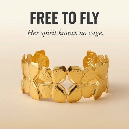 Golden Butterfly Cuff — Signature Card V2