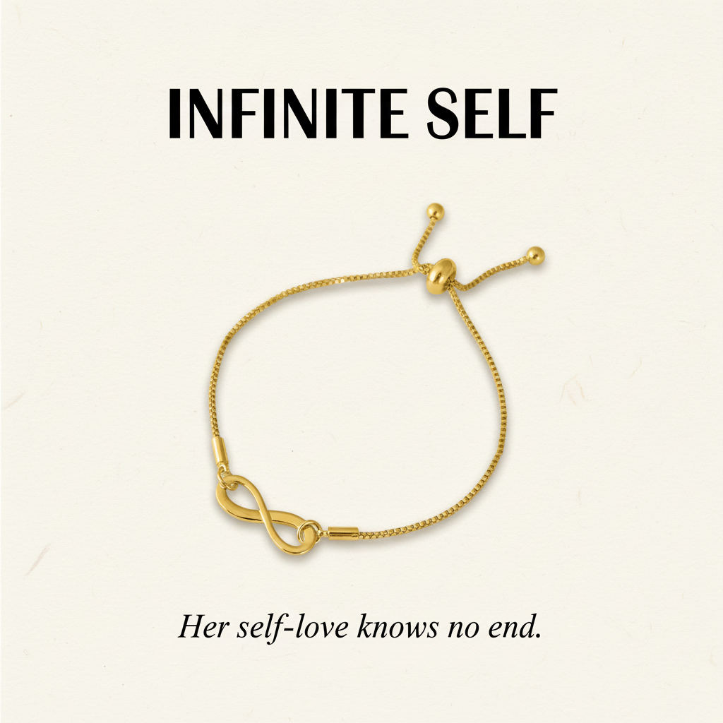 Infinite Self | Golden Infinity Bracelet