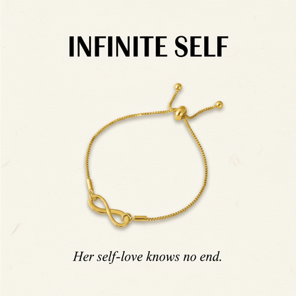 Infinite Self | Golden Infinity Bracelet