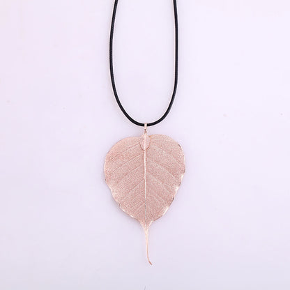 Rooted Free | Real Bodhi Leaf Pendant