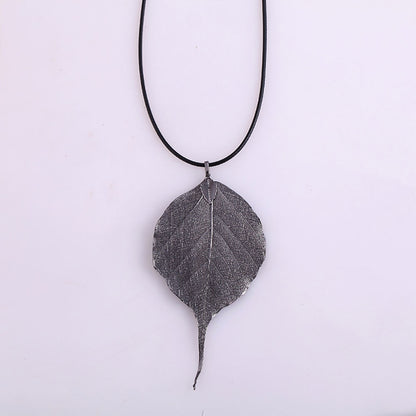 Rooted Free | Real Bodhi Leaf Pendant