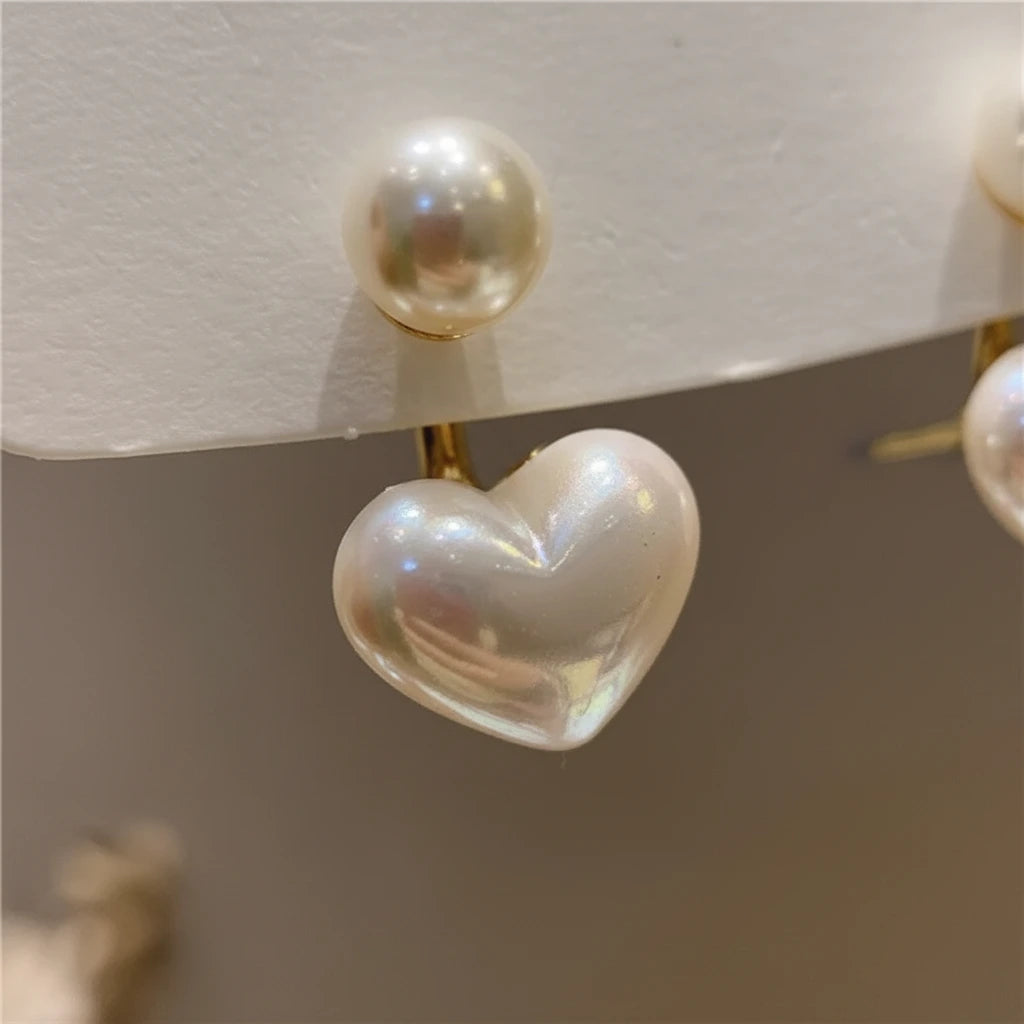 Heart Pearl Drops — Detail Zoom