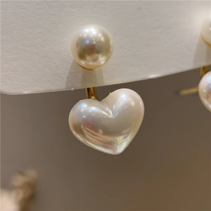 Heart Pearl Drops — Detail Zoom