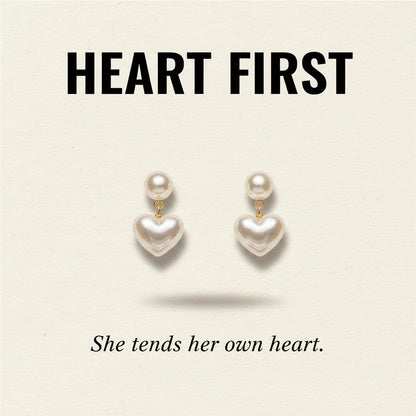 Heart Pearl Drops — Signature Card