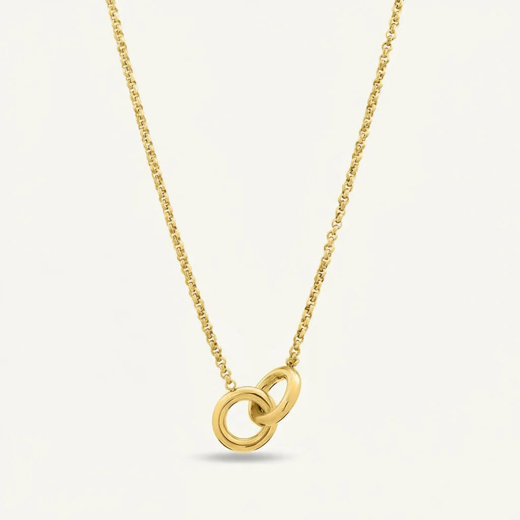 INNER CIRCLE | Interlocking Gold Necklace