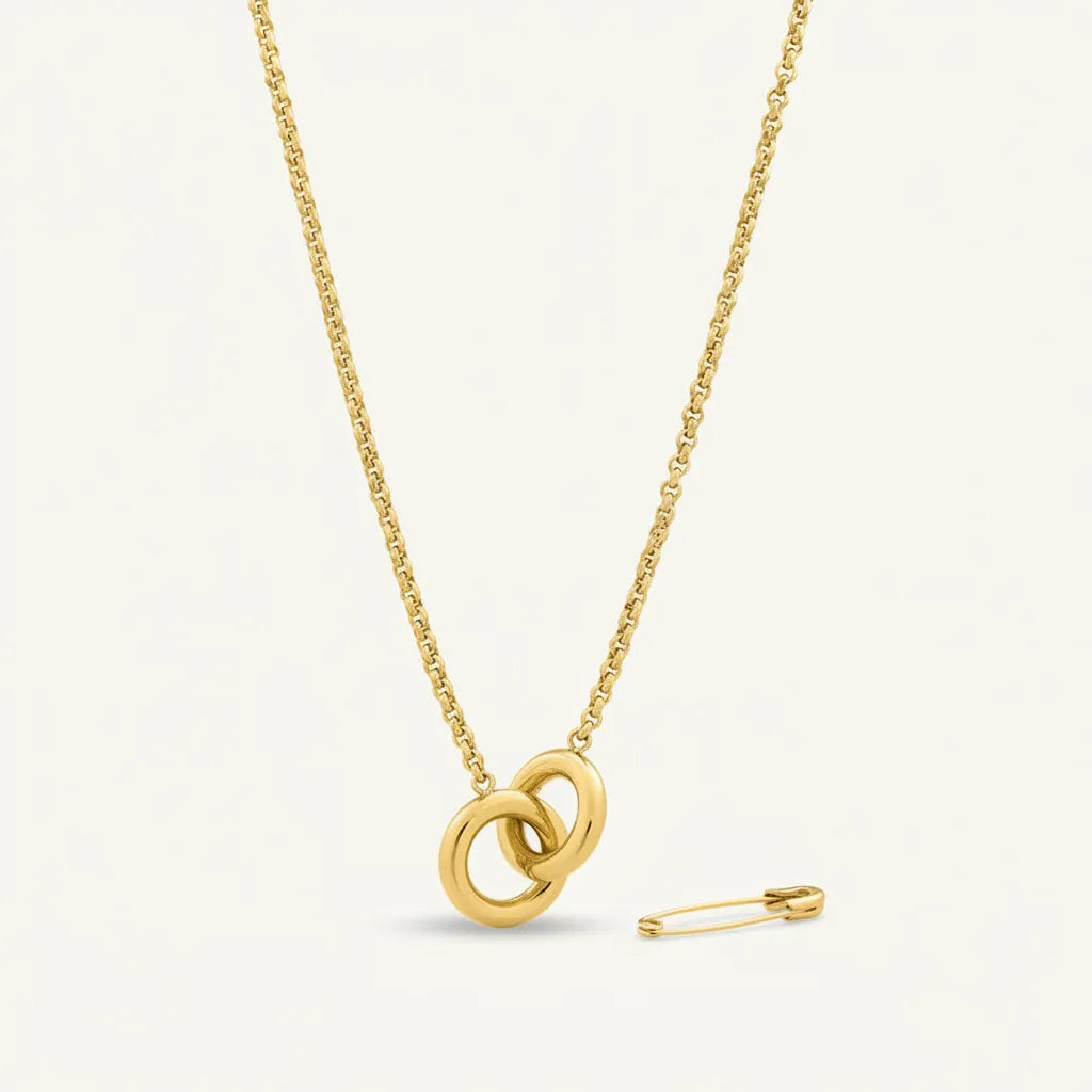 INNER CIRCLE | Interlocking Gold Necklace