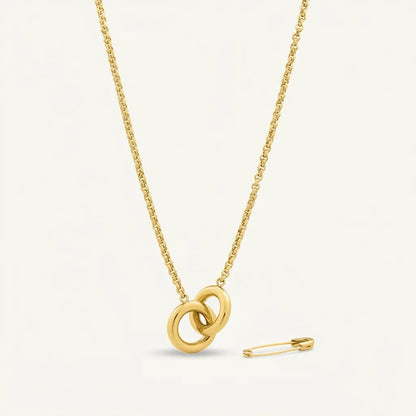 INNER CIRCLE | Interlocking Gold Necklace