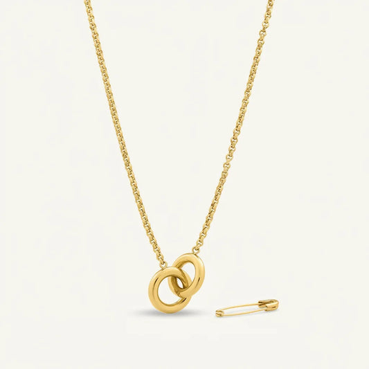 INNER CIRCLE | Interlocking Gold Necklace