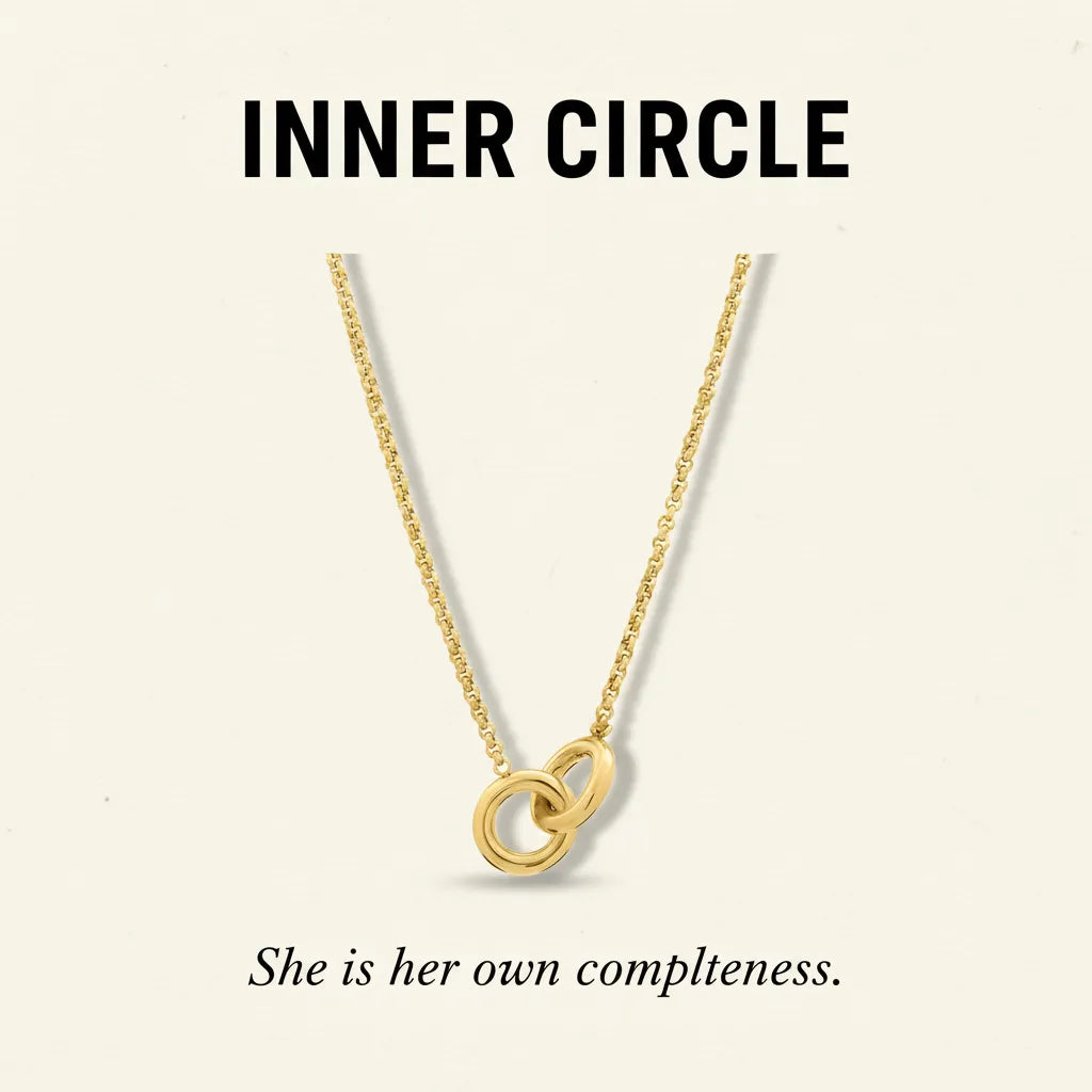 INNER CIRCLE | Interlocking Gold Necklace