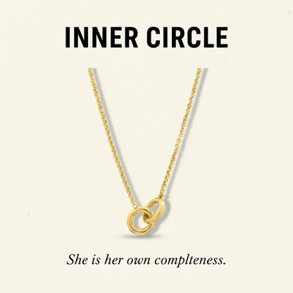 INNER CIRCLE | Interlocking Gold Necklace