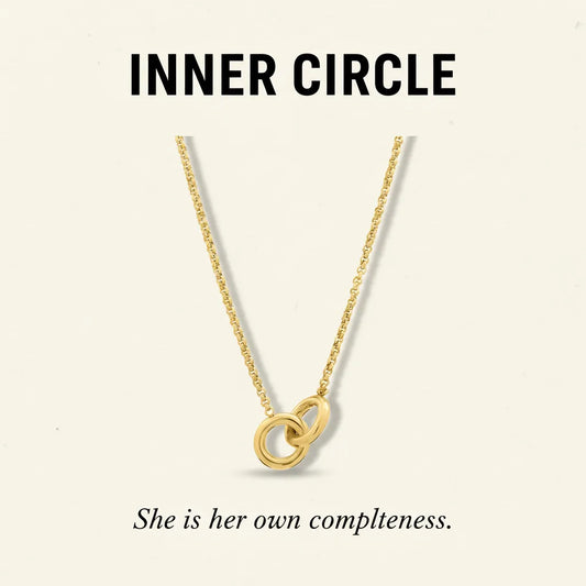 INNER CIRCLE | Interlocking Gold Necklace
