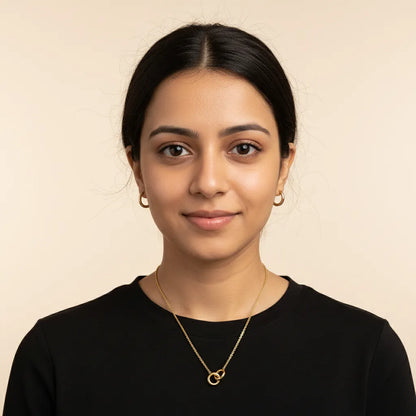 INNER CIRCLE | Interlocking Gold Necklace