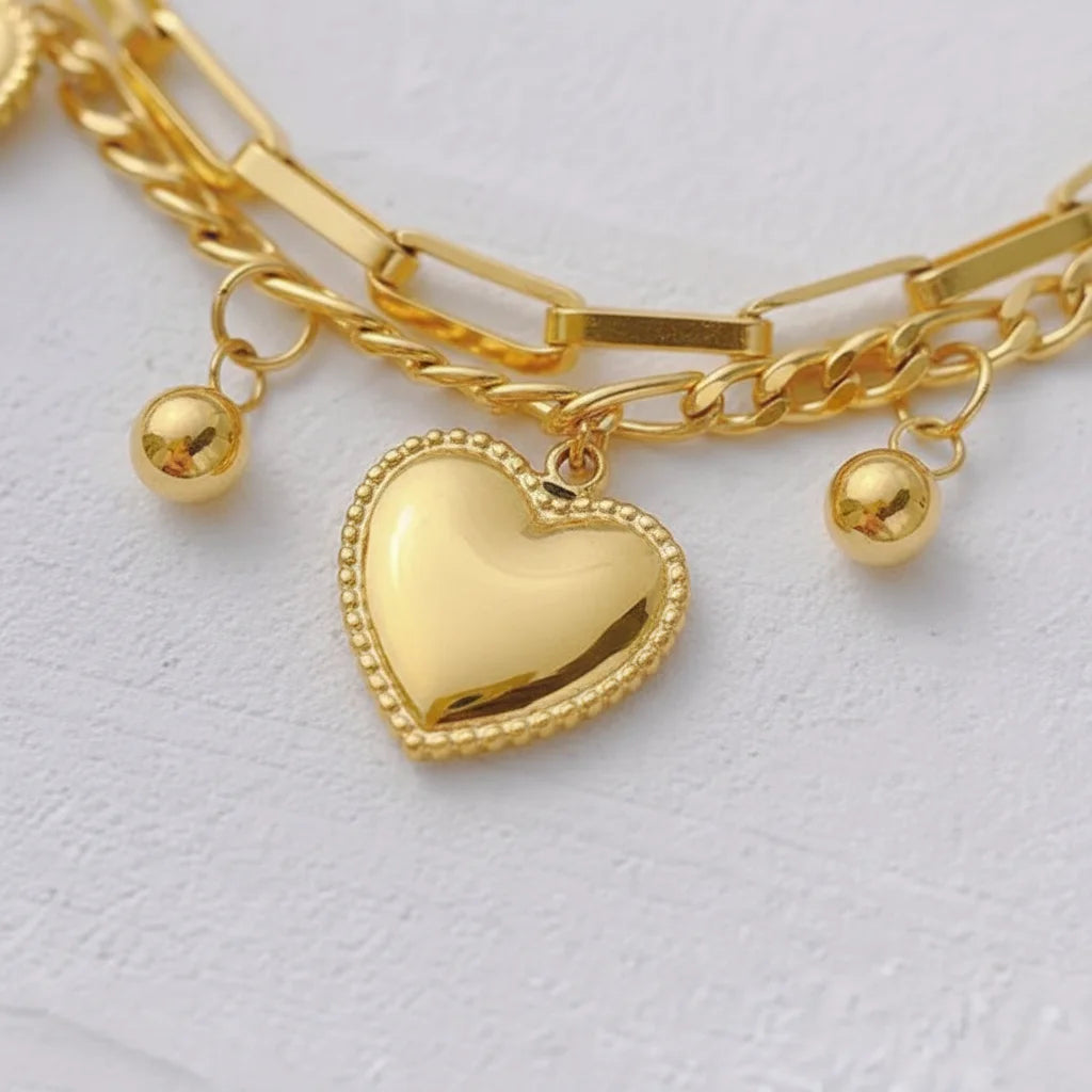 Own Heart | Golden Heart Bracelet
