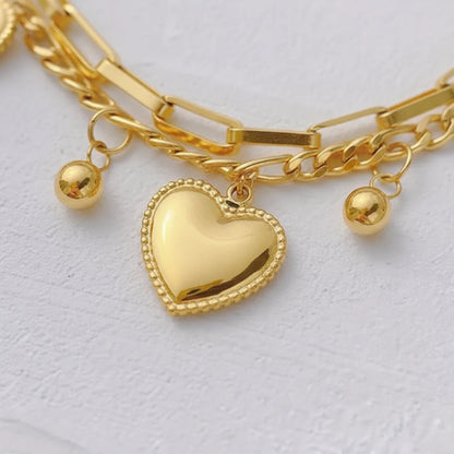 Own Heart | Golden Heart Bracelet