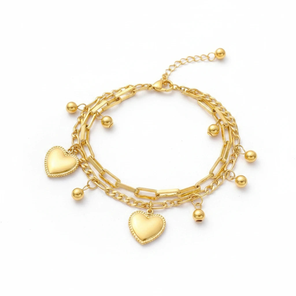 Own Heart | Golden Heart Bracelet